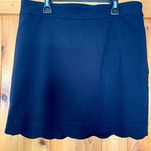 Counterparts Womens Skort with Scalloped Edge Stretch Size 10